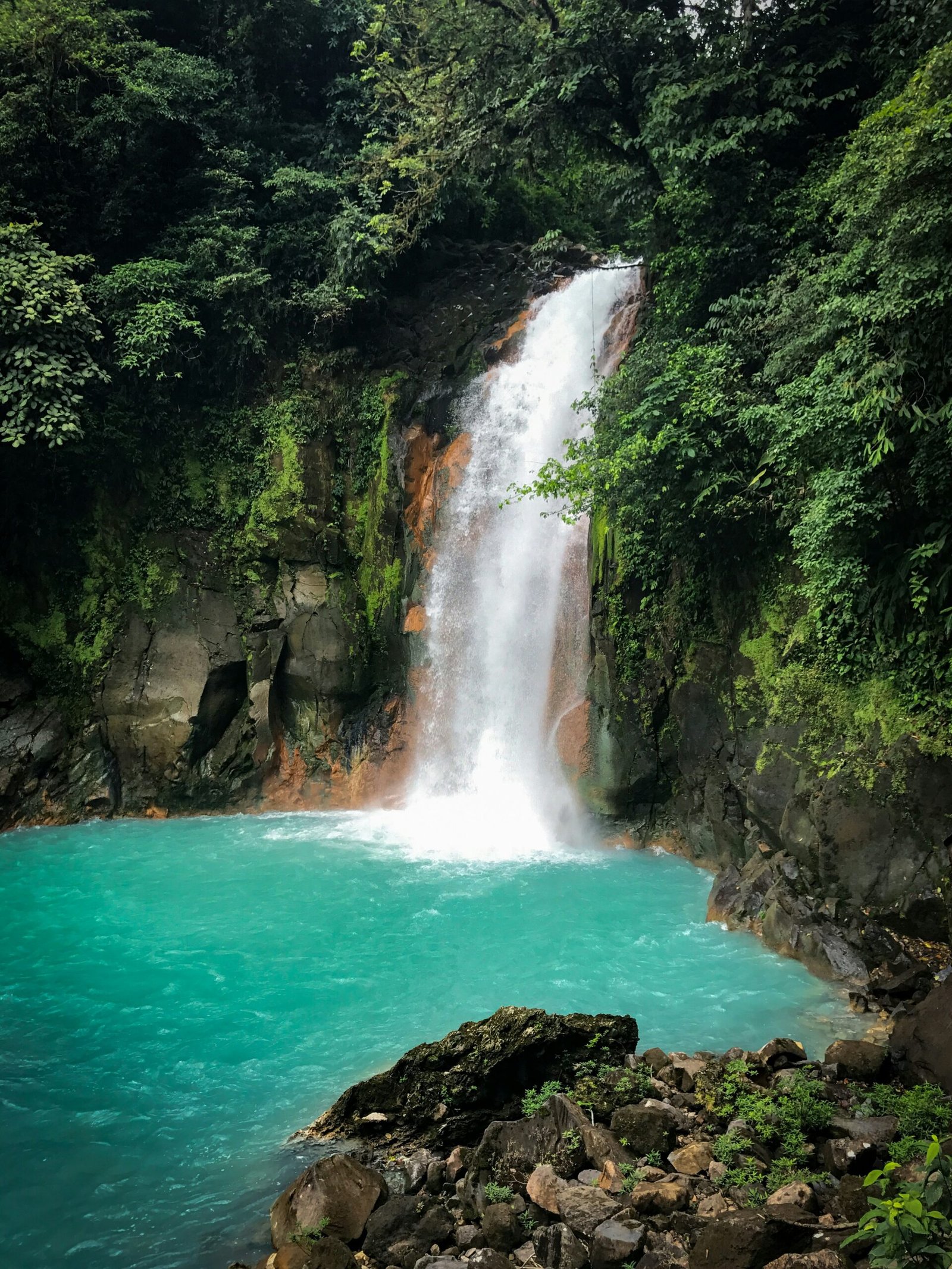 Tenorio & Bijagua — la magie d'une rivière bleu turquoise
