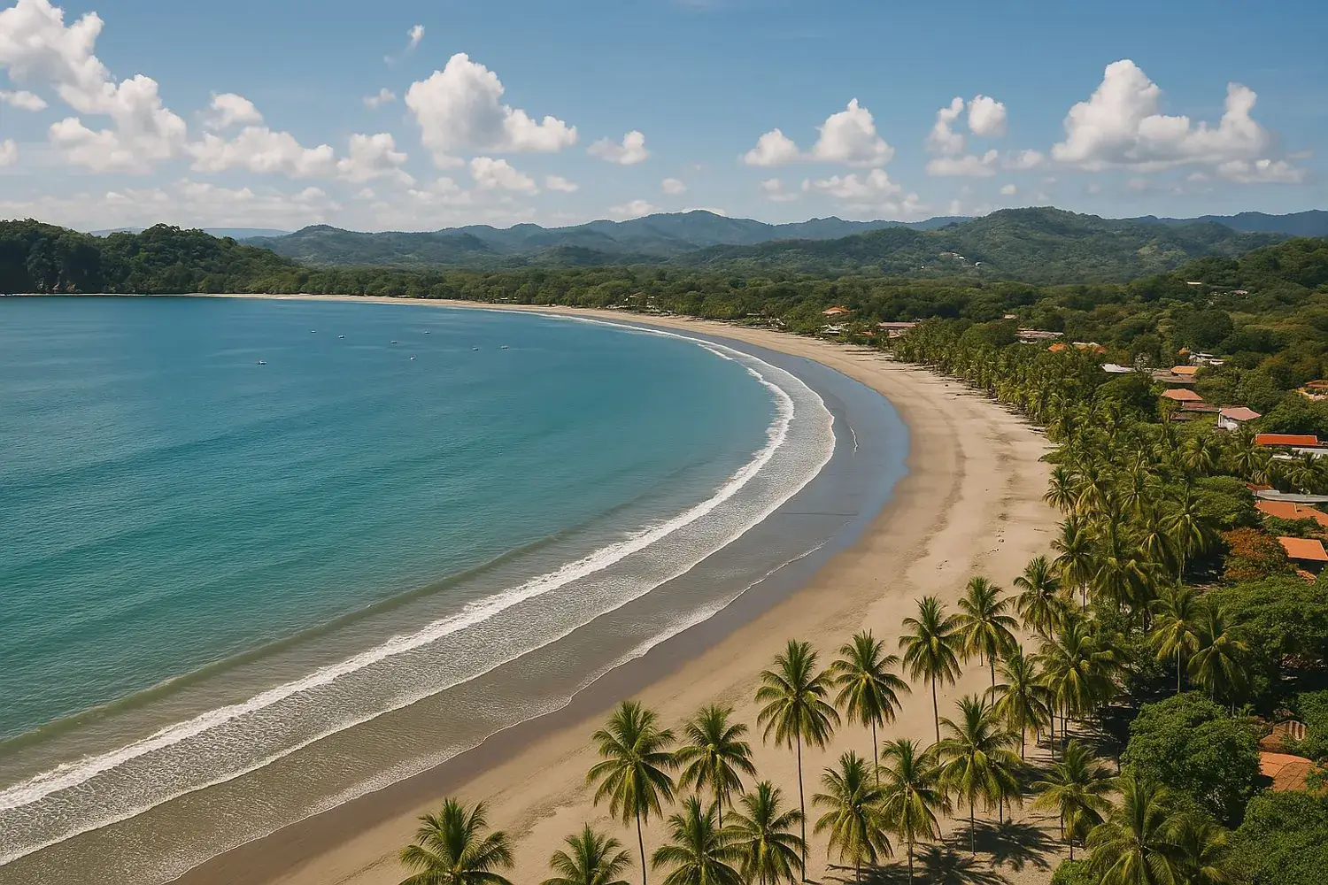 Baie de Samara sur la peninsule de Nicoya, non loin de Nosara, Costa Rica